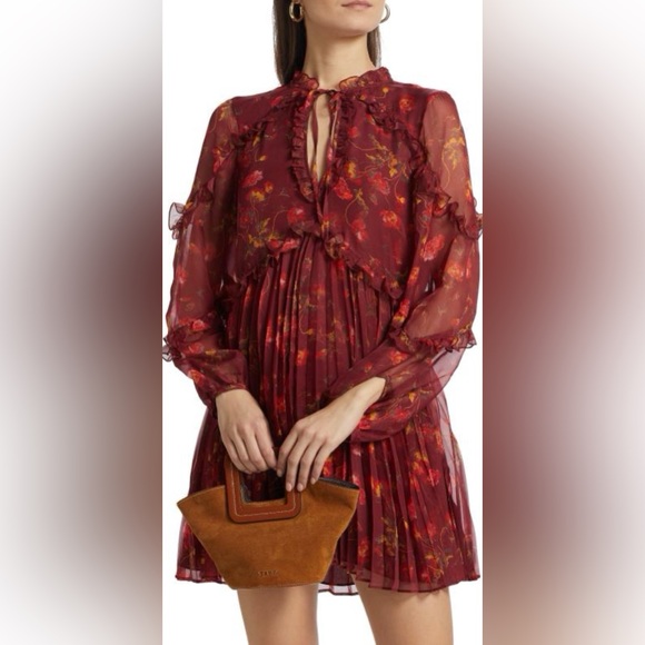cinq a sept Dresses & Skirts - Cinq a Sept Robin Floral Print Long Sleeve Dress